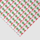 Young Man met Weed Bouquet Personalized Tissuepapier (Detail)