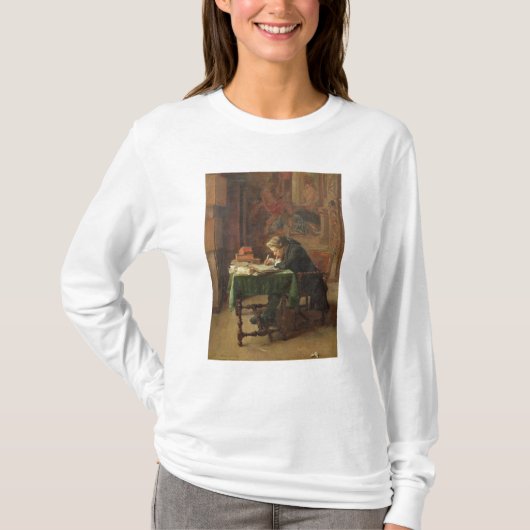 Young Man Writing, 1852 T-shirt (Voorkant)