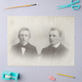 Young Mannen Junk Journal Elements — Blad Tissuepapier (Craft)