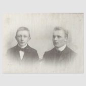 Young Mannen Junk Journal Elements — Blad Tissuepapier (Voorkant)