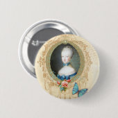 Young Marie Antoinette  Button Pin (Voorkant /achterkant)