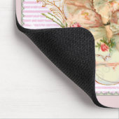 Young Marie Antoinette Pink Roses Muismat (Hoek)