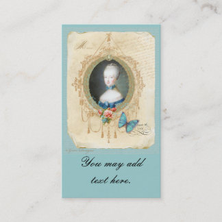 Young Marie Antoinette Visitekaartjes