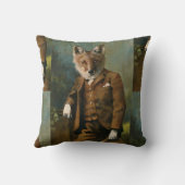 Young Master Fox Throw Cushion Kussen (Achterkant)