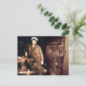 Young Mechanic  Photo Briefkaart (Staand voorkant)