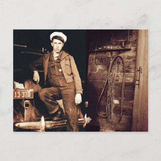 Young Mechanic  Photo Briefkaart