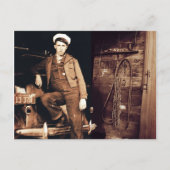 Young Mechanic  Photo Briefkaart (Voorkant)