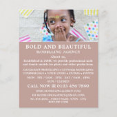 Young Model, Modelleraar, modelagent Flyer (Voorkant)