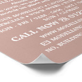 Young Model, Modelleraar, modelagent Poster (Hoek)