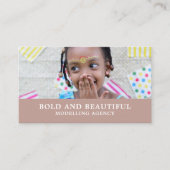 Young Model, Modelleraar, modelagent Visitekaartje (Voorkant)