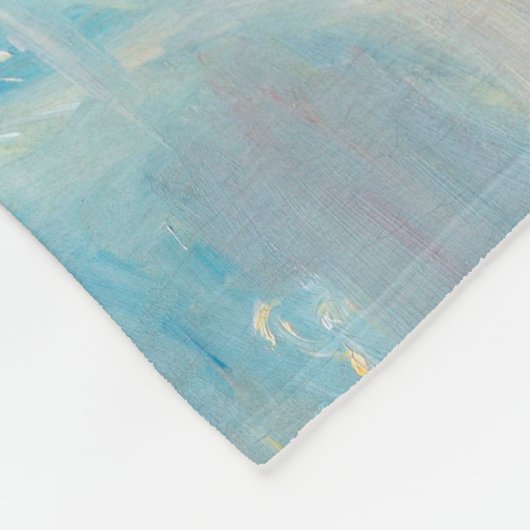 Young Moeder Sewing, Mary Cassatt Fleece Deken (Hoek)