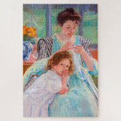 Young Moeder Sewing, Mary Cassatt Legpuzzel (Verticaal)
