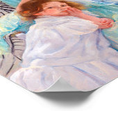 Young Moeder Sewing, Mary Cassatt Poster (Hoek)