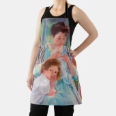 Young Moeder Sewing, Mary Cassatt Schort (Insitu)