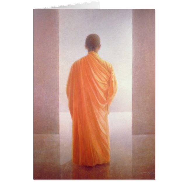 Young Monk back uitzicht Vietnam (Voorkant)