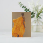 Young Monk Sri Lanka 2010 Briefkaart (Staand voorkant)