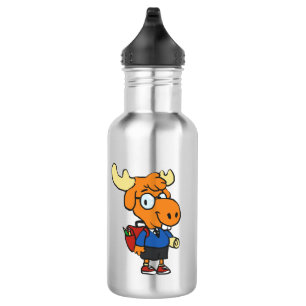Young Moose met rugzak Achterkleur kiezen Waterfles