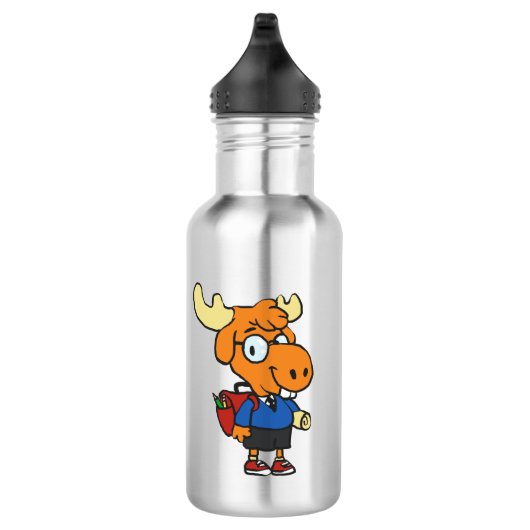Young Moose met rugzak | Achterkleur kiezen Waterfles (Rechts)
