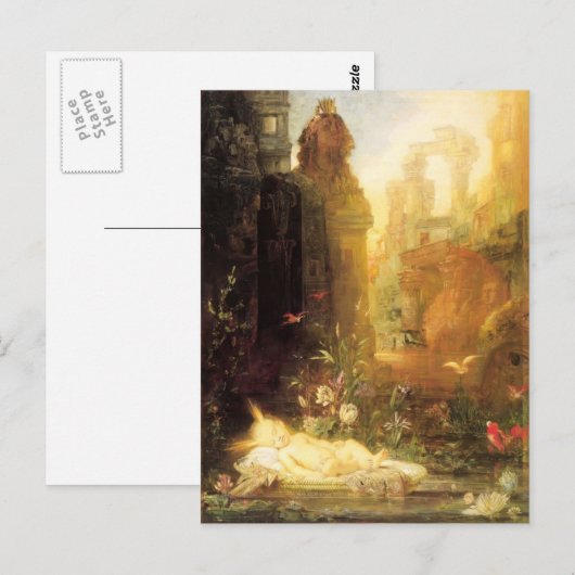 Young Moses van Gustave Moreau Briefkaart (Voorkant / Achterkant)