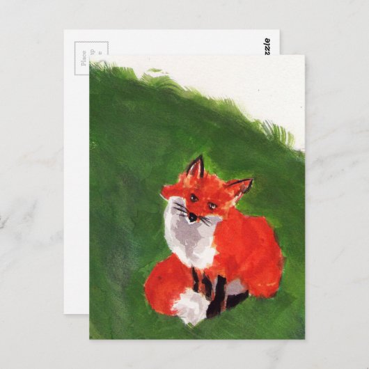 Young Mr Fox Briefkaart (Voorkant / Achterkant)