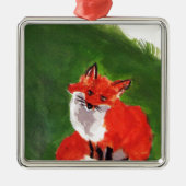 Young Mr Fox Metalen Ornament (Voorkant)