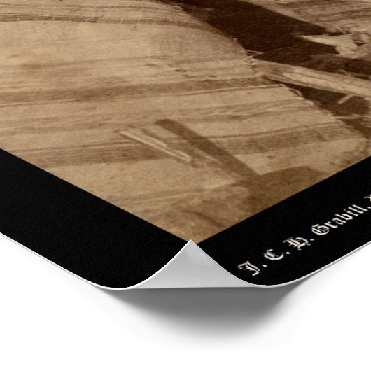 Young Oglala Indian Outside Tipi SD 1891 Poster (Hoek)