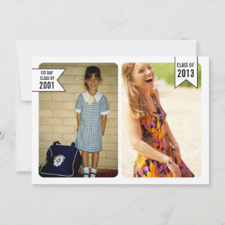 Young & Old Photo Afstuderen Class of 2013 Card Kaart