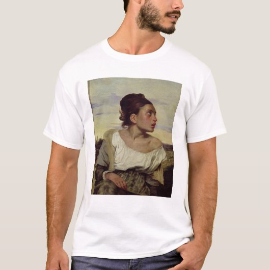 Young Orphan op het kerkhof, 1824 T-shirt (Voorkant)