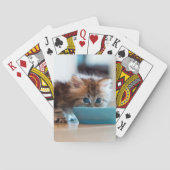 Young Persian Kitten Speelkaarten (Achterkant)