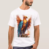 Young Phoenix: Rebirth in Bloom T-Shirt aangekondi (Voorkant)