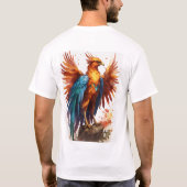 Young Phoenix: Rebirth in Bloom T-Shirt aangekondi (Achterkant)