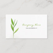 Young Plant Green visitekaartje (Achterkant)