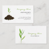 Young Plant Green visitekaartje (Voorkant / Achterkant)