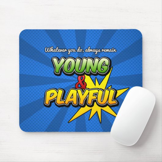 Young&Playful Inspirerend Mousepad Muismat (Met muis)