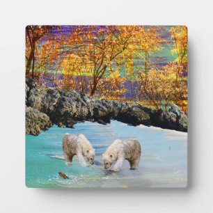 Young Polar Beren Vist, Fotoplaat