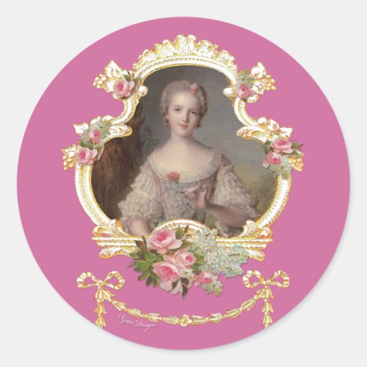 Young Princess Louise Marie van France Stickers (Voorkant)