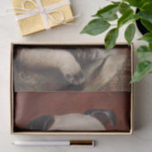 Young Pug van Carl Reichert Tissuepapier (Geschenk)