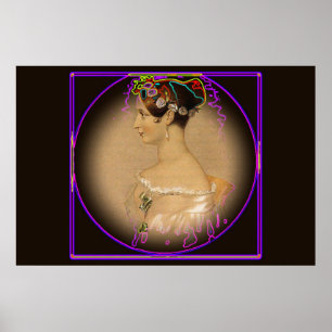 Young Queen Victoria bekabeld Poster