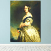 Young Queen Victoria Portrait Canvas Afdruk (Insitu (Houten vloer))