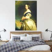 Young Queen Victoria Portrait Canvas Afdruk (Insitu (Slaapkamer))