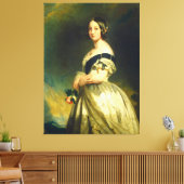 Young Queen Victoria Portrait Canvas Afdruk (Insitu (Woonkamer))