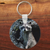 Young Raccoon Sleutelhanger (Voorkant)
