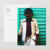 Young Rajeesh Briefkaart (Voorkant / Achterkant)