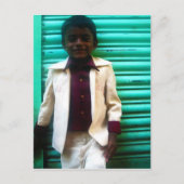 Young Rajeesh Briefkaart (Voorkant)