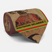 Young Ras, Young Haile Selassie I, Jah Rastafari Stropdas (Opgerold)