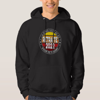 Young Retired   Work Colleague 2022 Sunset Hoodie