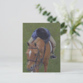 Young Rider & Pony Briefkaart (Staand voorkant)