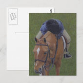 Young Rider & Pony Briefkaart (Voorkant / Achterkant)