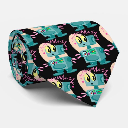 YOUNG ROBOT FUN STROPDAS (Opgerold)