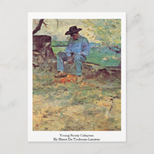 Young Routy Celeyran van Henri de Toulouse-Lautrec Briefkaart